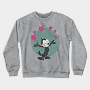Felix The Cat Love Crewneck Sweatshirt